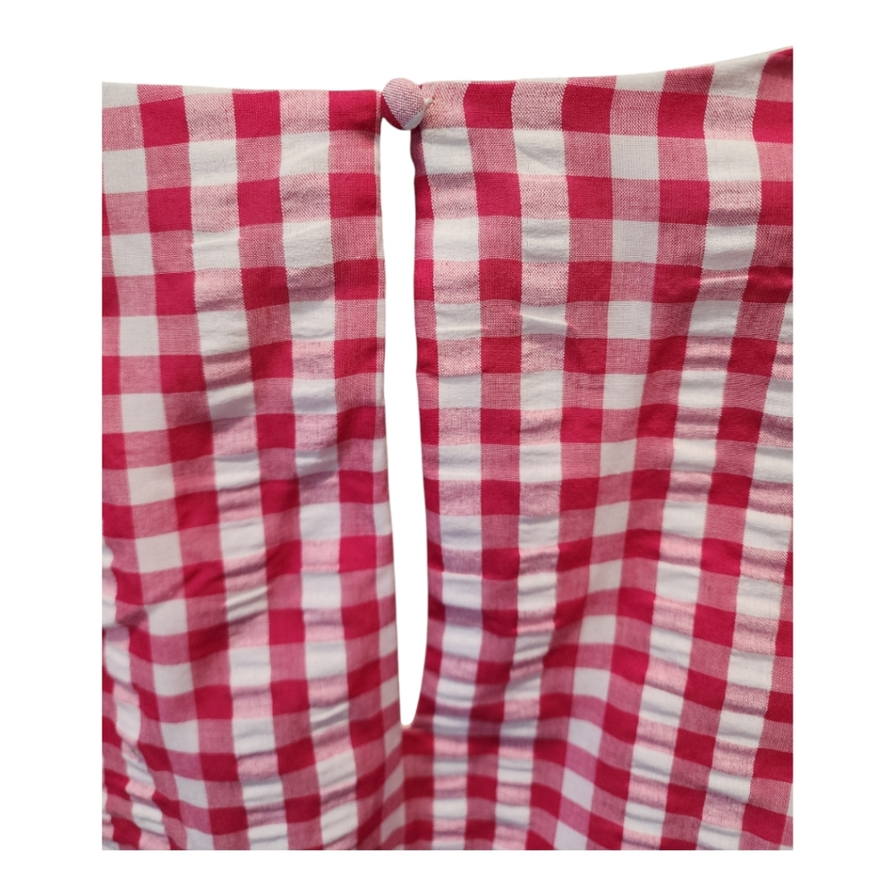Torrid Pink Gingham Blouse - Picture 3 of 6